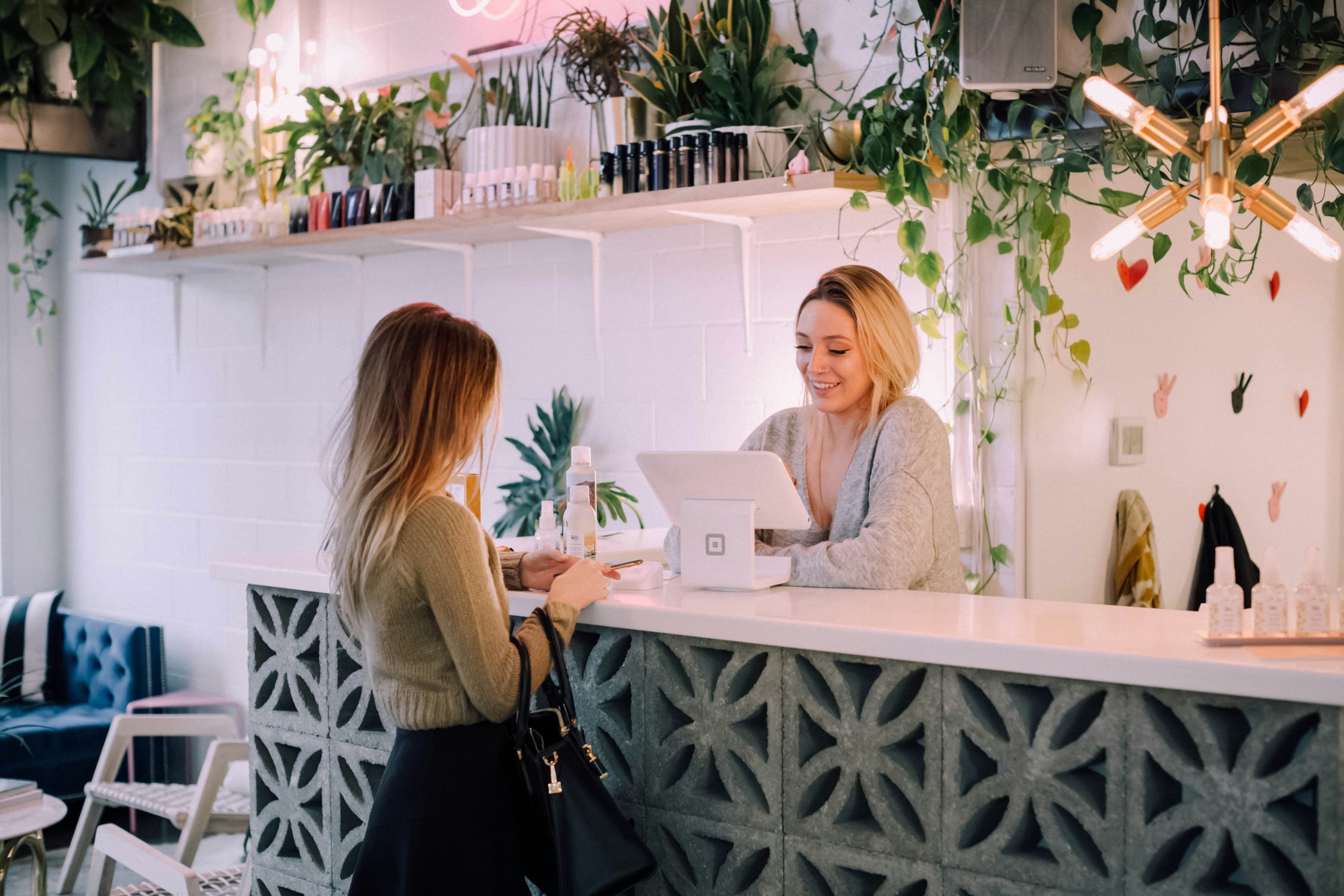 Cliente en tienda
